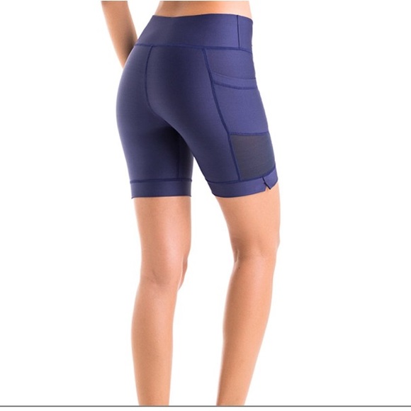 NAJA Pants - NAJA Activewear Nicole Short Navy Mesh
